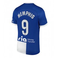 Atletico Madrid Memphis Depay #9 Auswärtstrikot 2023-24 Kurzarm